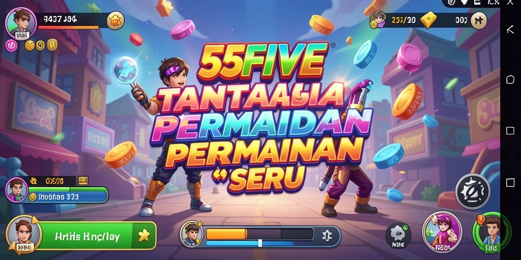Screenshot menunjukkan karakter utama dalam aksi gameplay Arcade yang menegangkan.