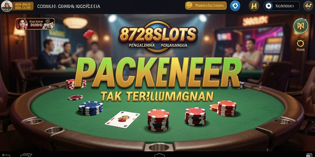Tampilan gameplay Poker yang mendebarkan dari 8728SLOTS.