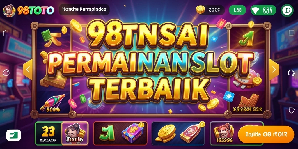 Tampilan gameplay menarik dari 98TOTO dengan berbagai tema slot.