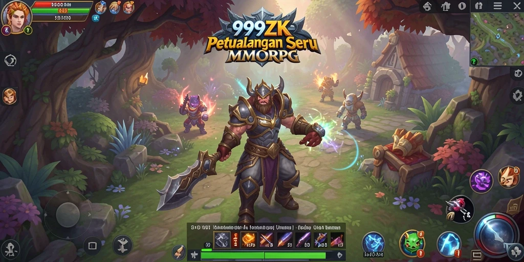Gameplay seru di dunia fantasi 999ZK.