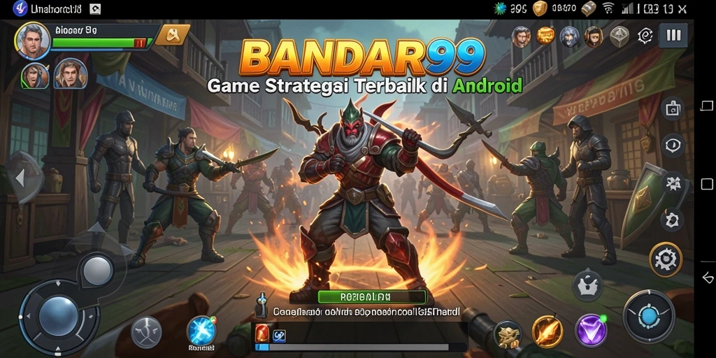 Tampilan gameplay BANDAR99 dengan aksi strategi yang seru.