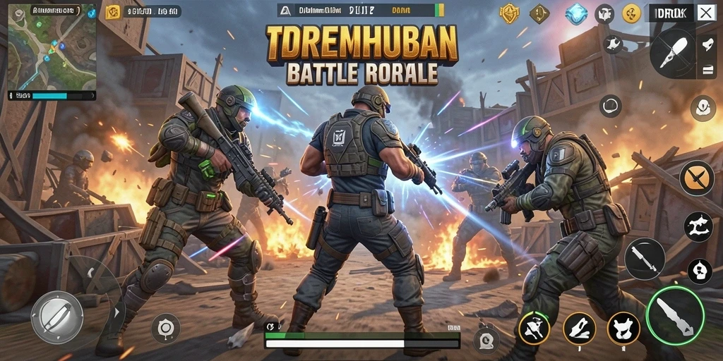 Tangkapan layar gameplay menampilkan aksi seru dalam IDROK.