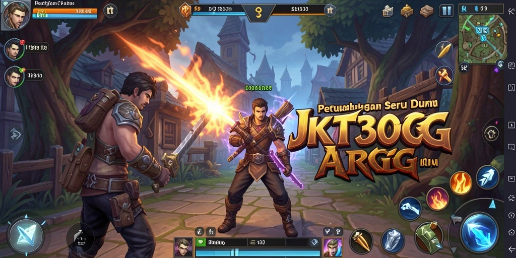 Gameplay menarik dari JKT303 yang menggambarkan pertarungan seru.