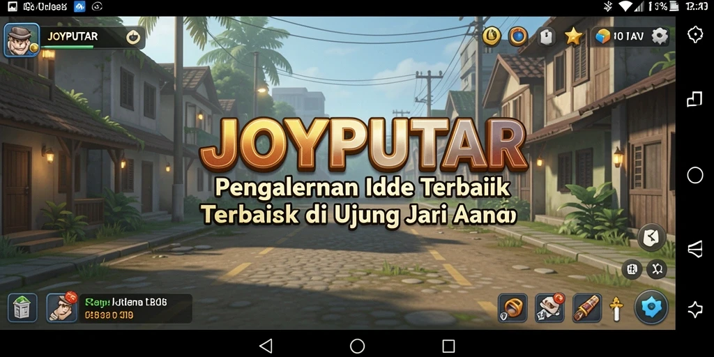 Screenshot gameplay JOYPUTAR yang menunjukkan proses Idle yang seru.