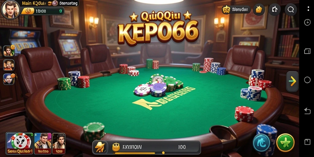 Tampilan gameplay seru dari KEPO66 saat bermain QiuQiu.