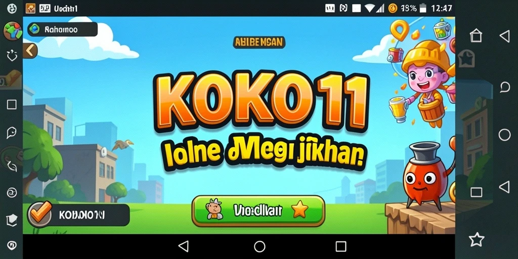 Tampilan gameplay KOKO11 yang menarik dan interaktif.