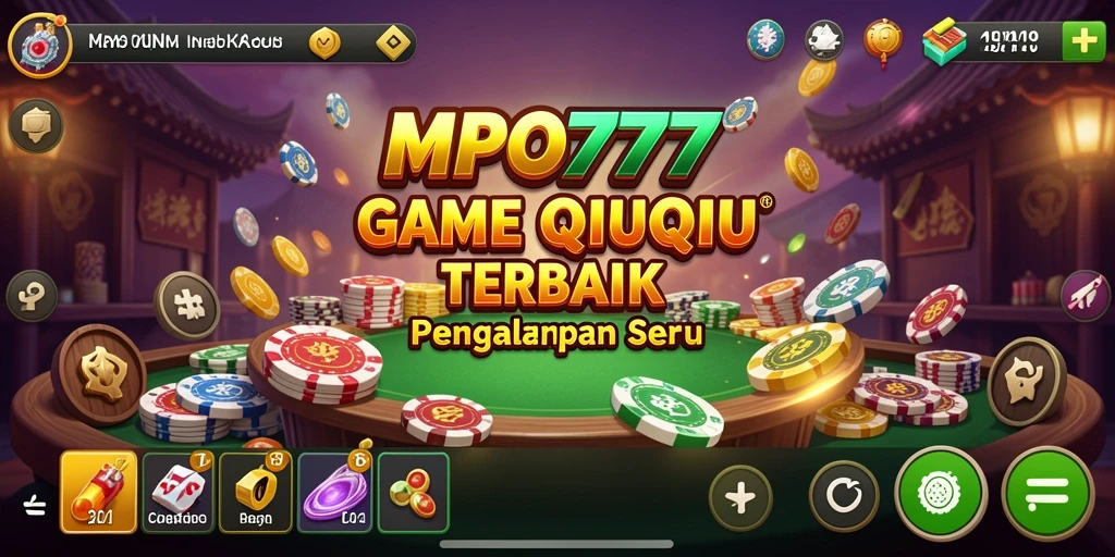Tampilan gameplay QiuQiu yang seru dan menegangkan.