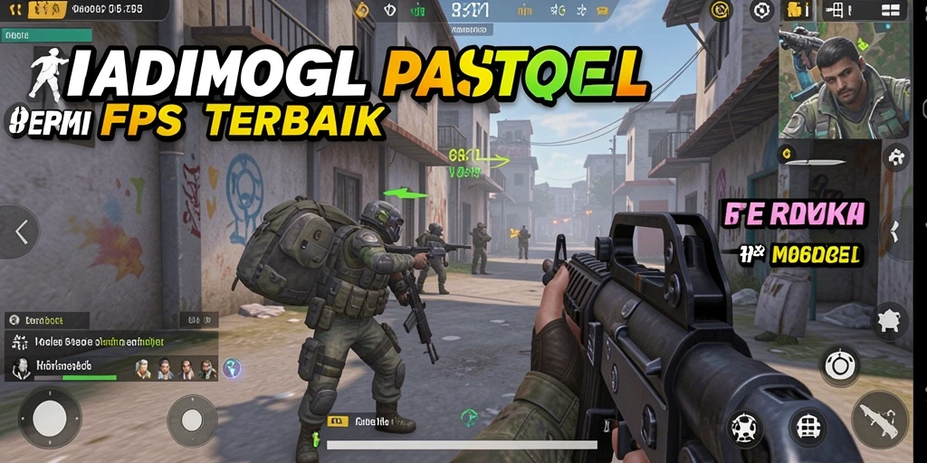 Gameplay mendebarkan NADIMTOGEL dalam aksi FPS.