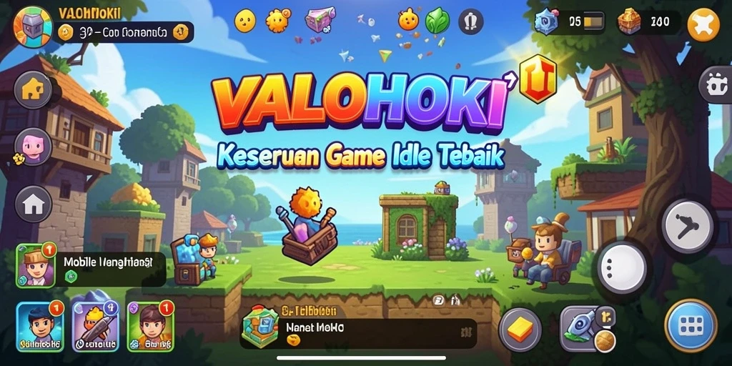 Tampilan gameplay VALOHOKI yang seru dan interaktif.